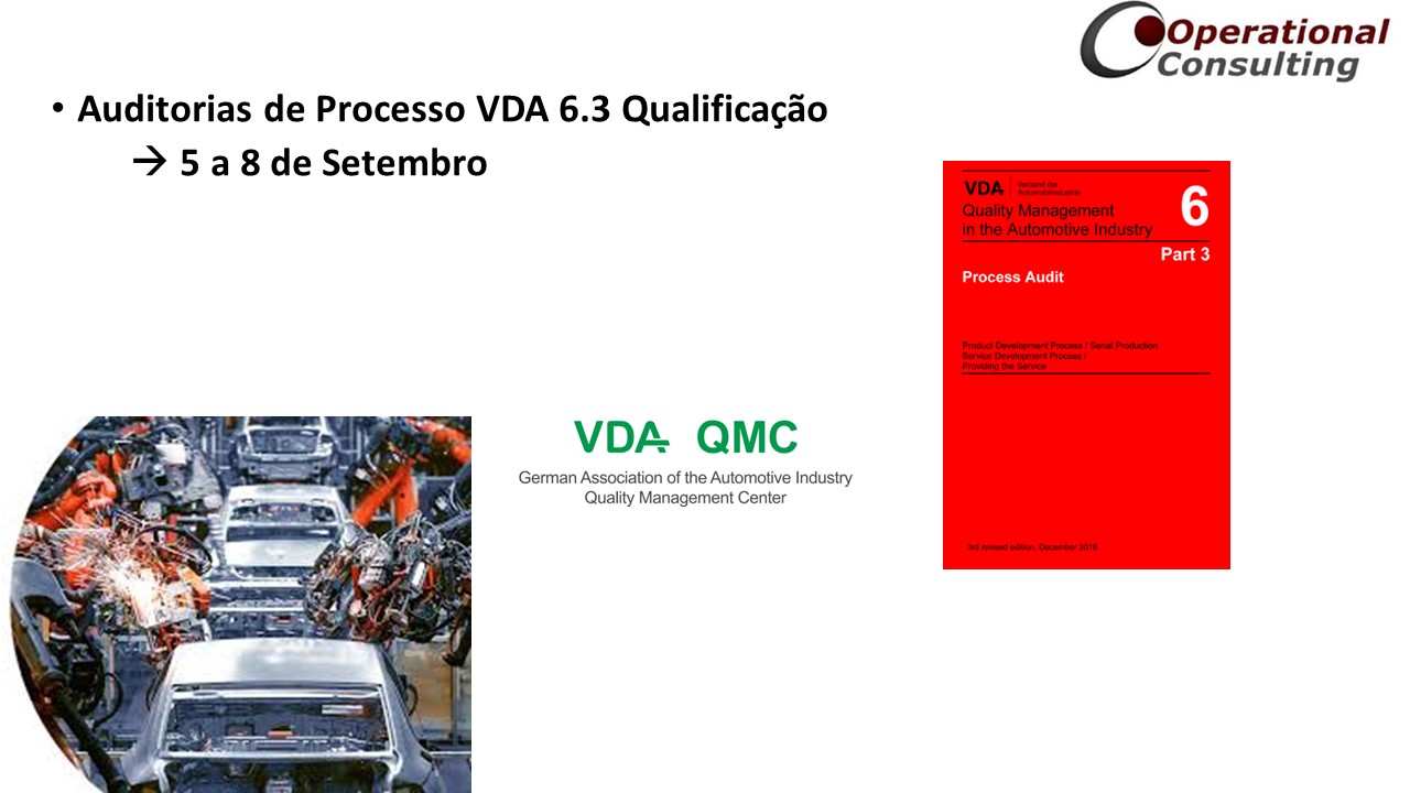 VDA 6.3 Qualificação