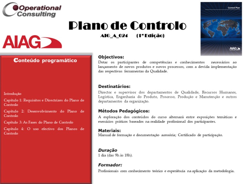 Programa Plano de Control