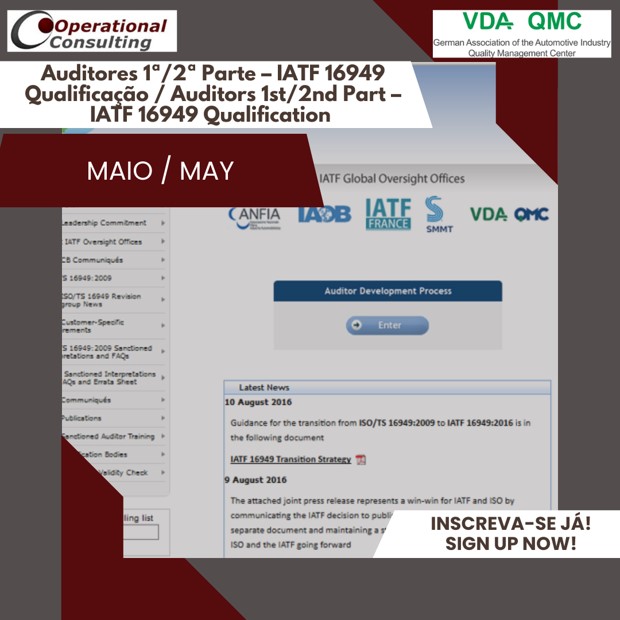 IATF 16949 Qualificação