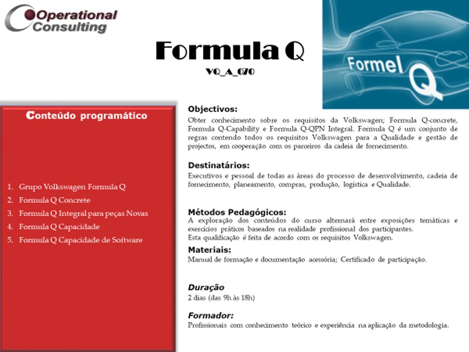 Programa Formula Q