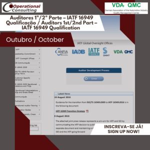 IATF 16949 Qualificação